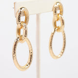 Lucinda Gold Link Earrings