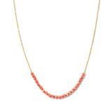 Delicate Crystal Accented Necklace