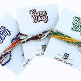 Game Day Team Colors: Set of 6 Stretch Bracelets