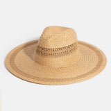 Boho Flat Brim Straw Hat