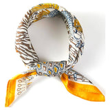 Geometric Pattern Square Scarf