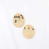 Coronado Round Drop Gold Earring