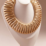 Cleopatra Vintage Gold Short Necklace