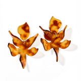 Flora  Caramel Earrings