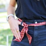 The Skinny Scarf - Crimson