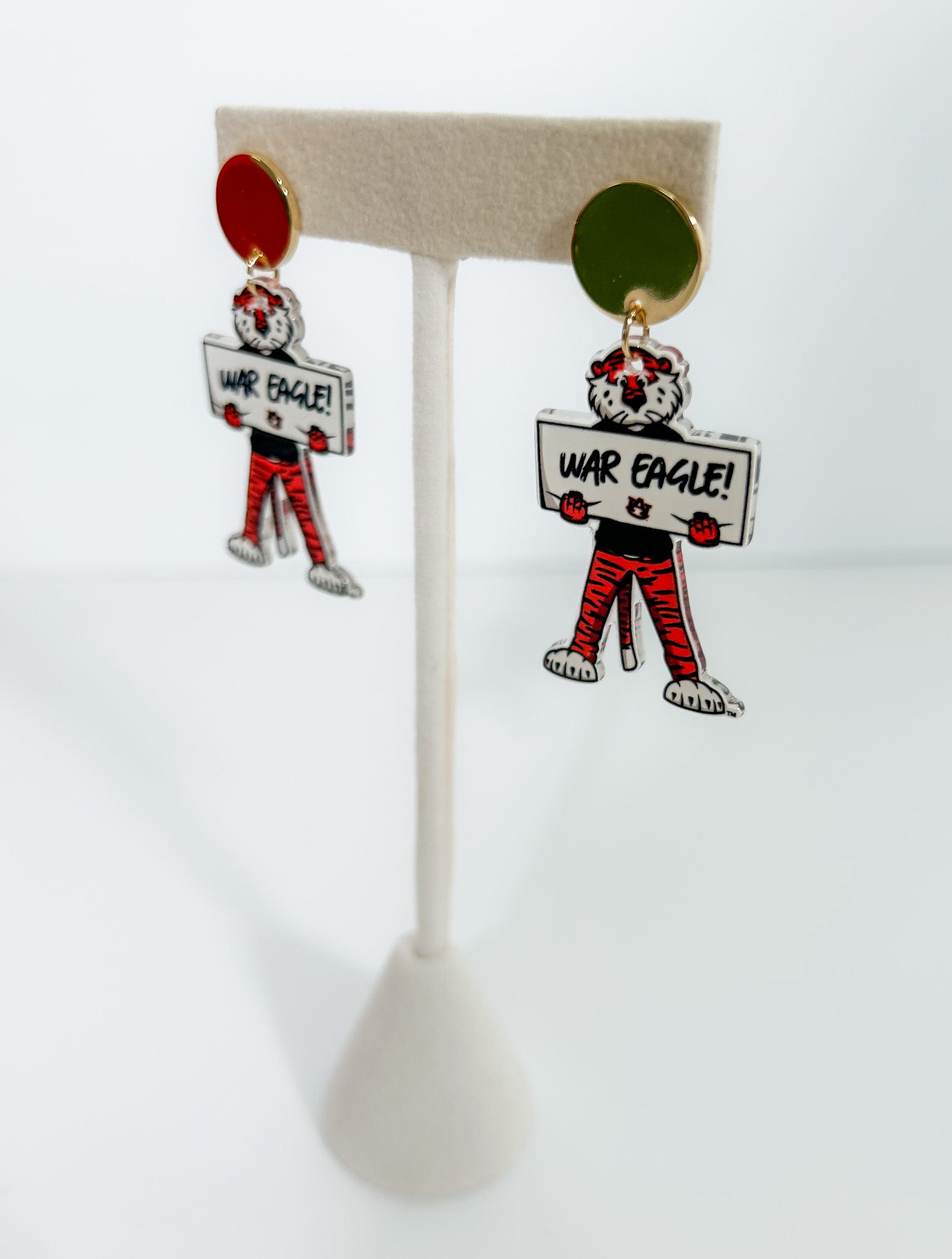 AU War Eagle Aubie Earrings Mary Square