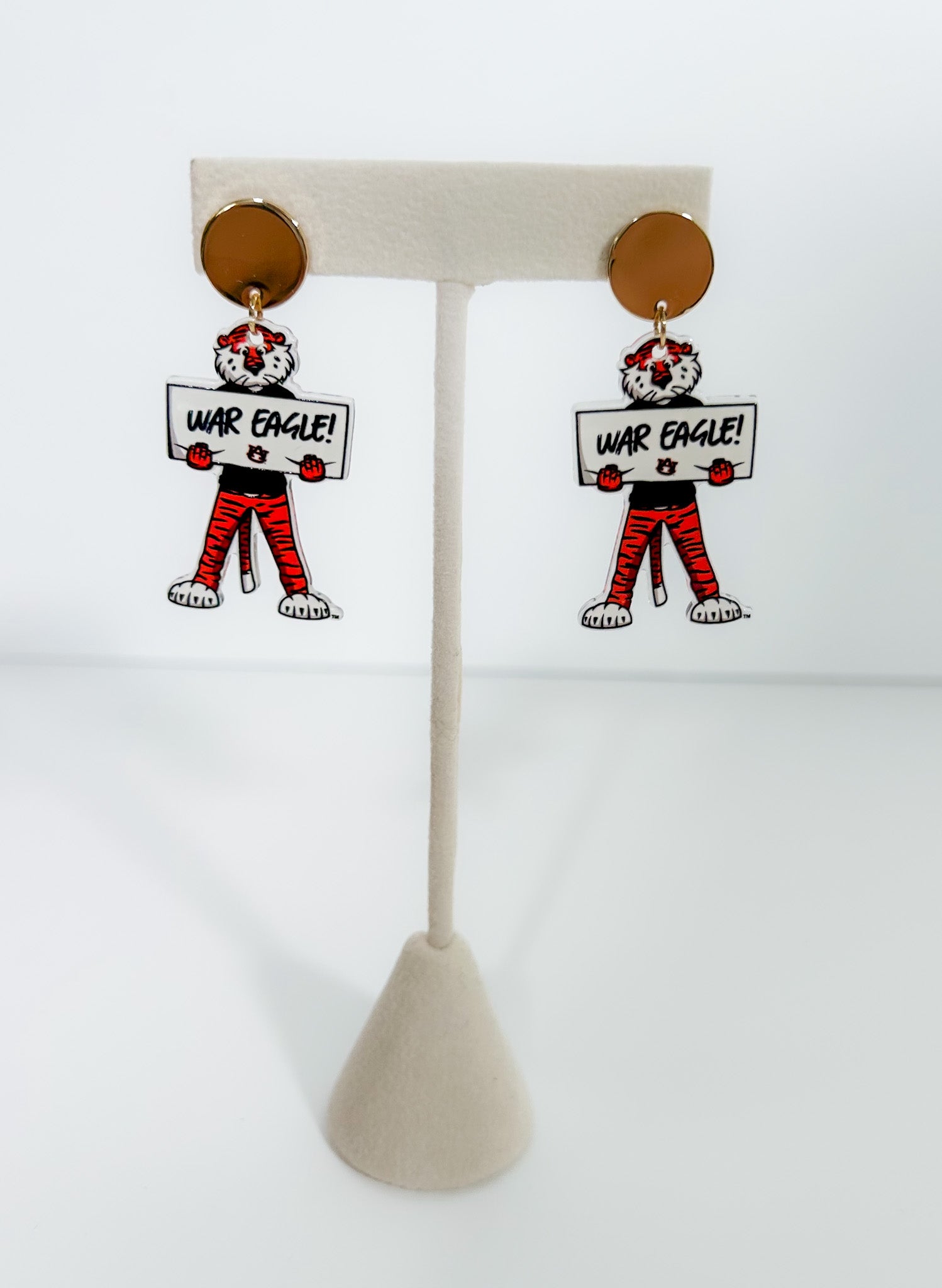 AU War Eagle Aubie Earrings Mary Square