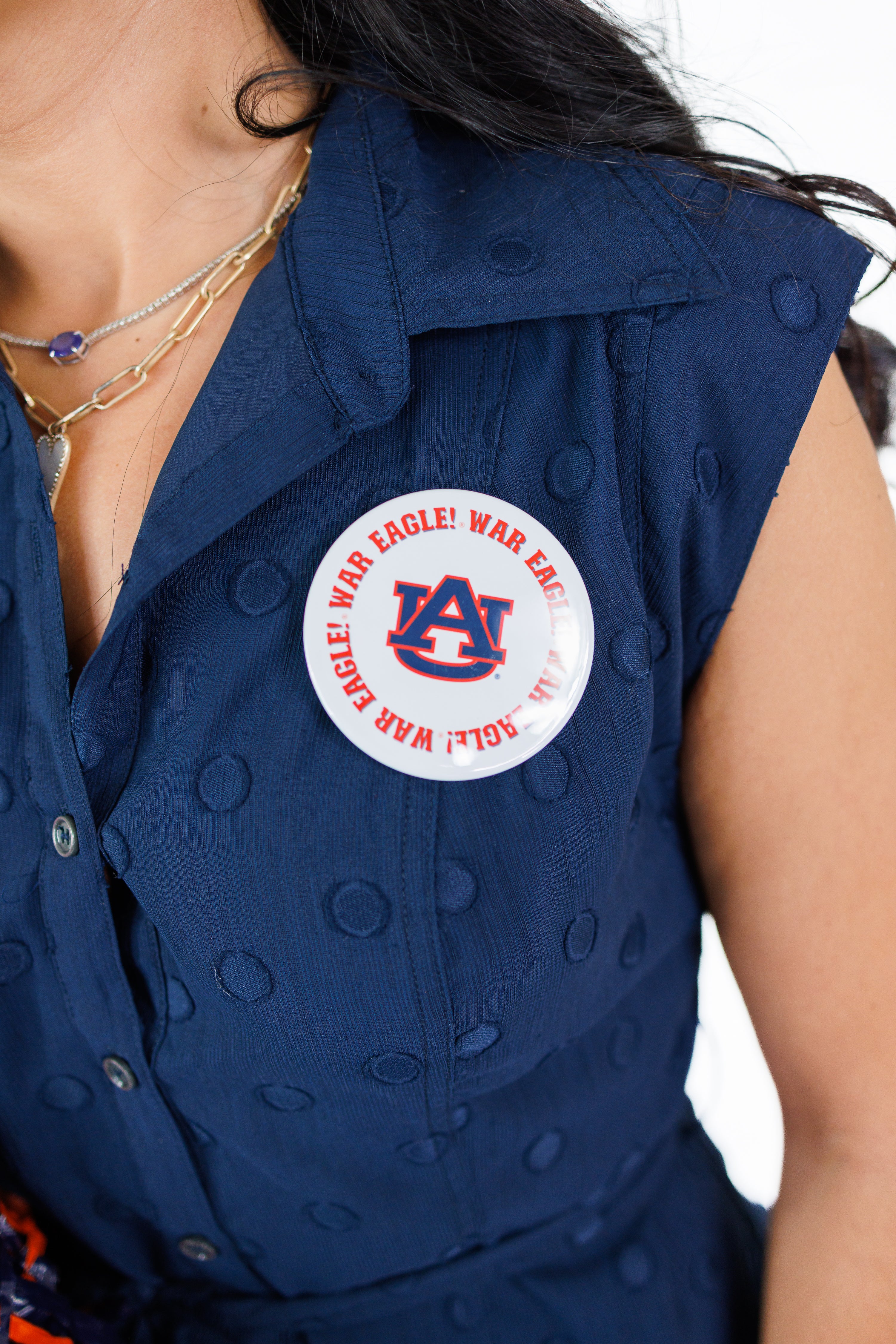 AU Logo + War Eagle Border Gameday Button