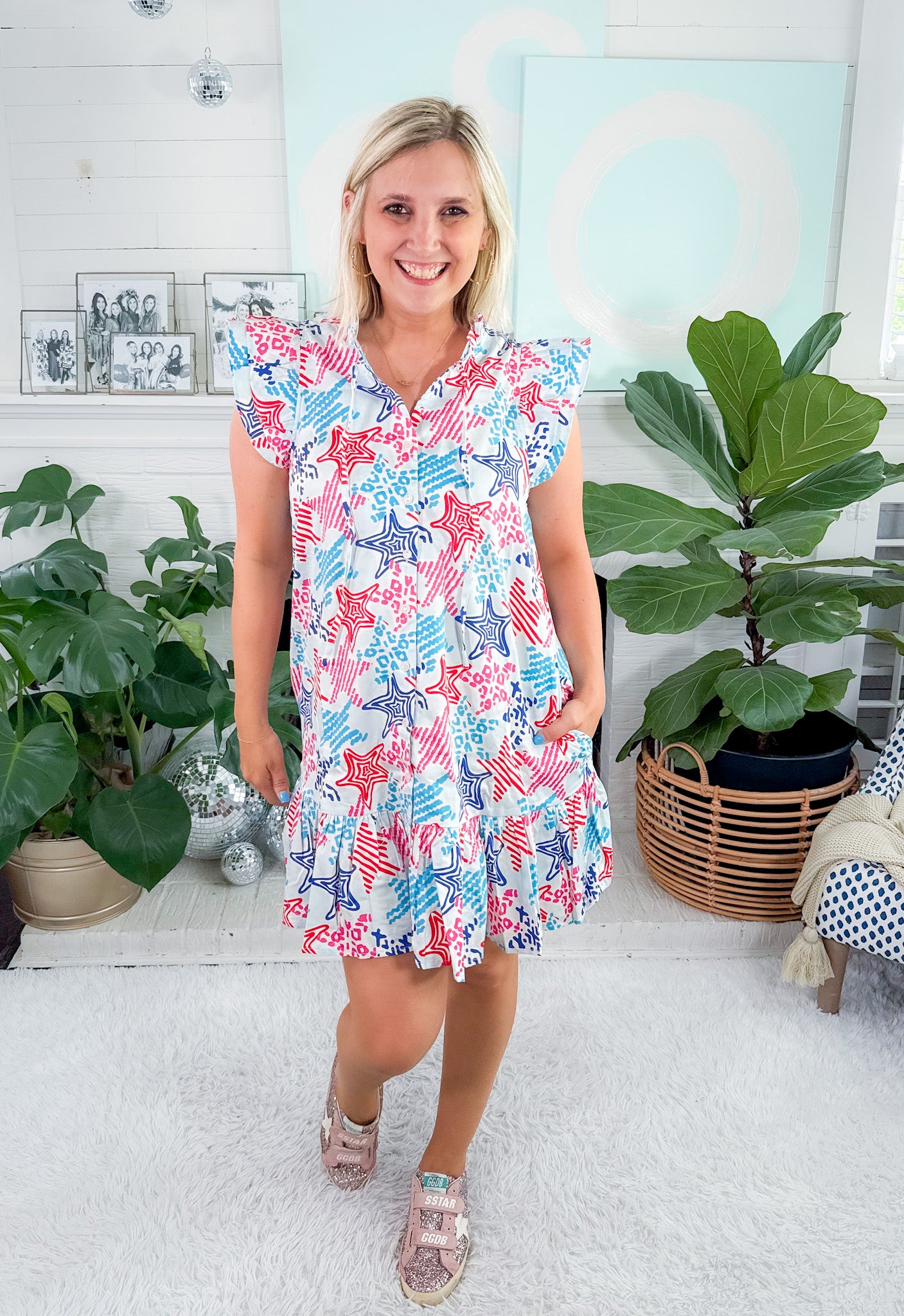 Abby American Star Dress Mary Square