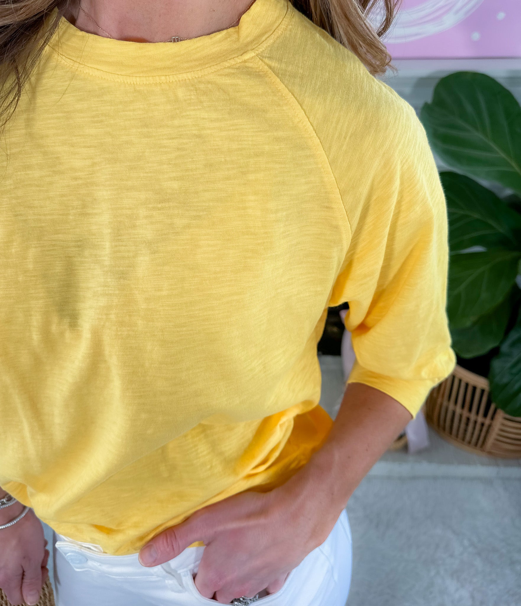 Abby Golden Hour Banded Tee BOBI