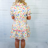 Abigail Floral Blossoms Mini Dress Jodifl