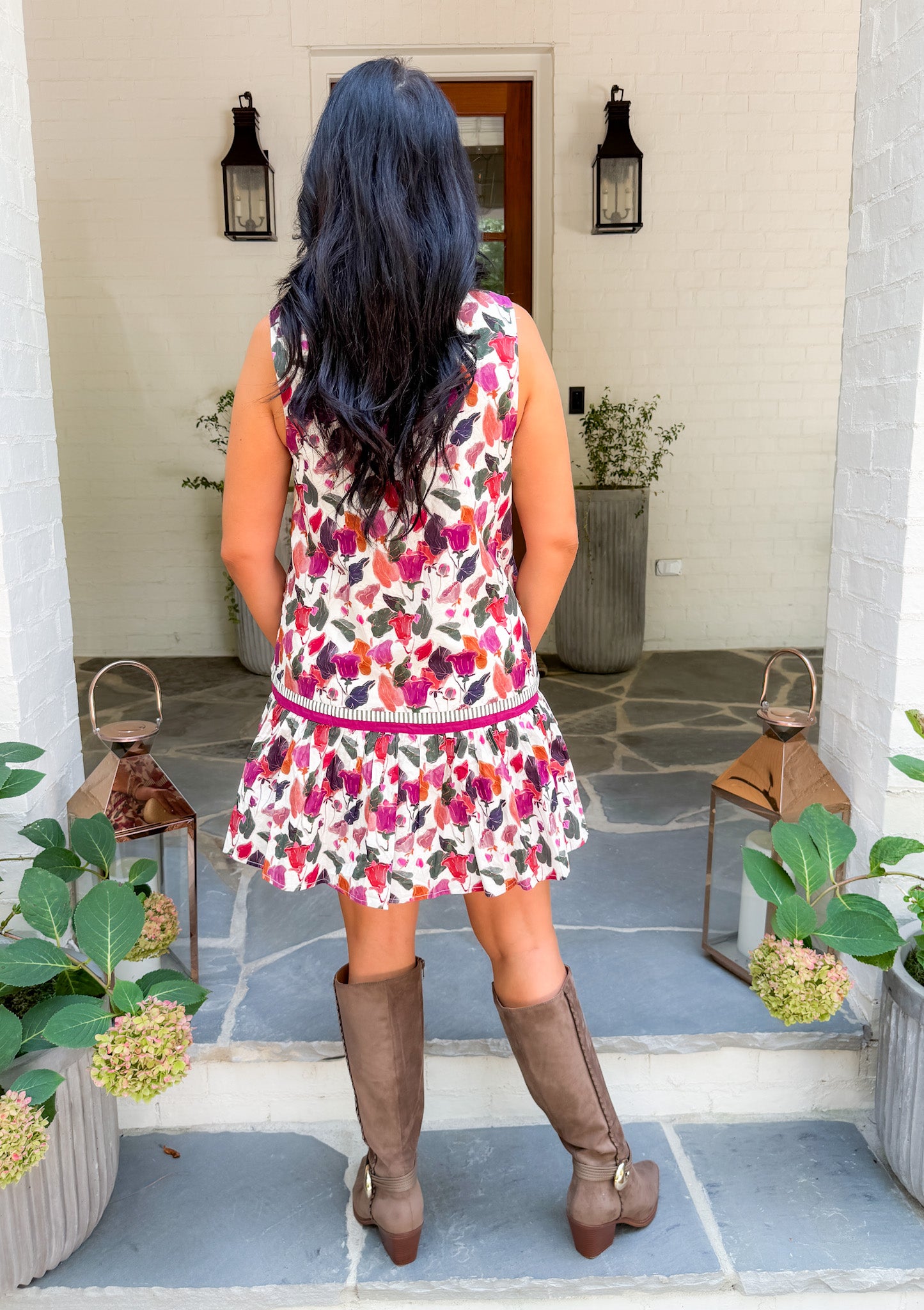 Abner Plum Mini Dress Entro