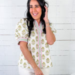 Ada Floral Picnic Top Entro