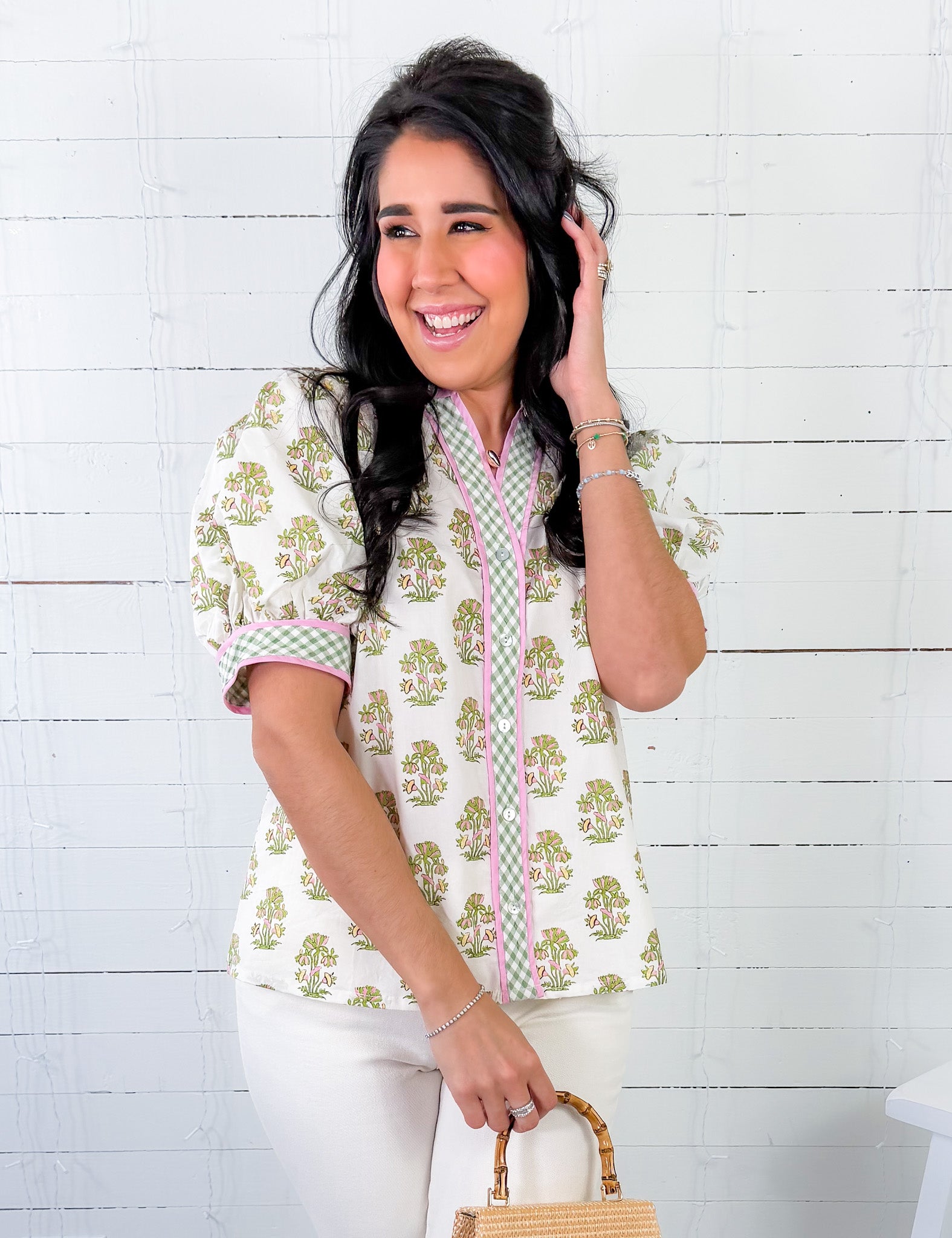 Ada Floral Picnic Top Entro