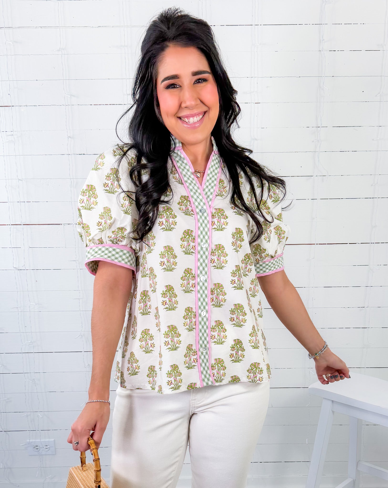 Ada Floral Picnic Top Entro