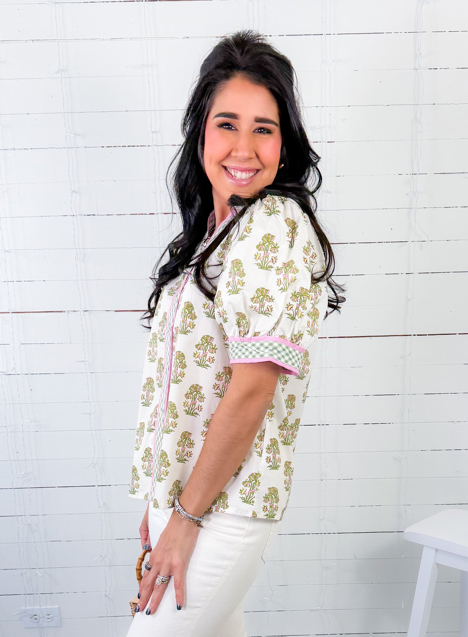 Ada Floral Picnic Top Entro