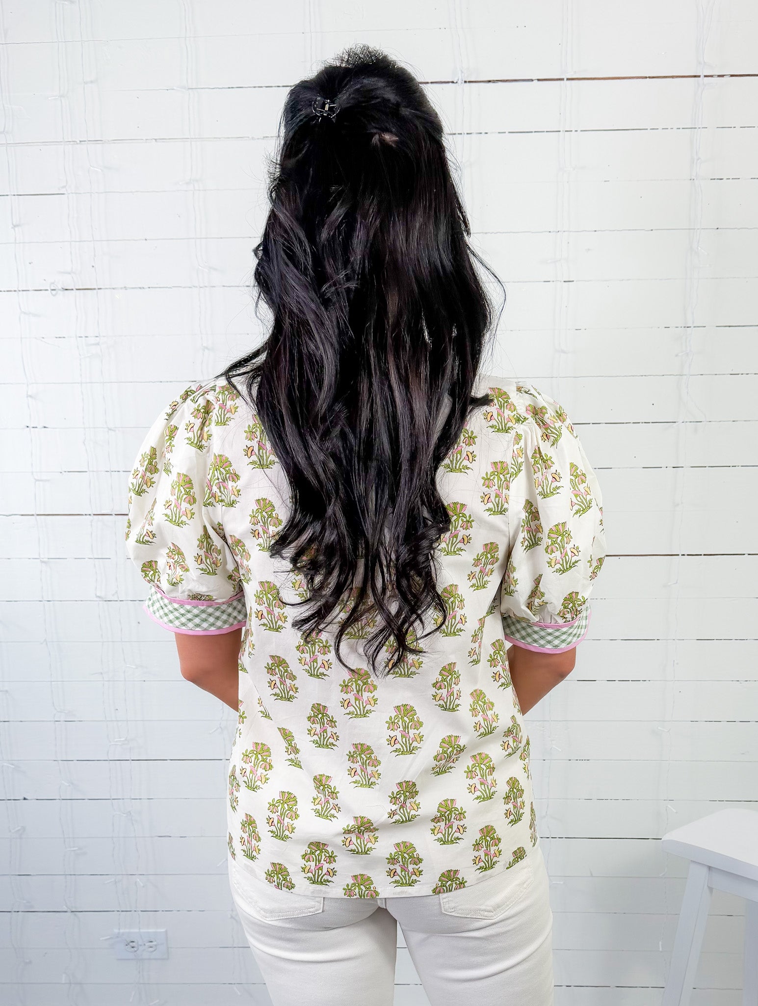 Ada Floral Picnic Top Entro