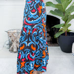 Ada Ikat Damask Maxi Skirt Maude Vivante