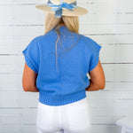 Addie Periwinkle Lobster Sweater Entro