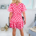 Addison Quilted Charm Red Dress Mary Square