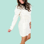 Adoria_Creme_Grid_Mini_Dress