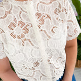 Aelya Blanc Lace Top FRNCH 