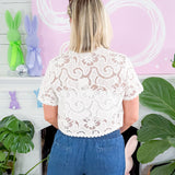 Aelya Blanc Lace Top FRNCH 