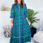 Alexi Emerald Maxi Dress Briton Court