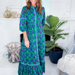 Alexi Emerald Maxi Dress Briton Court