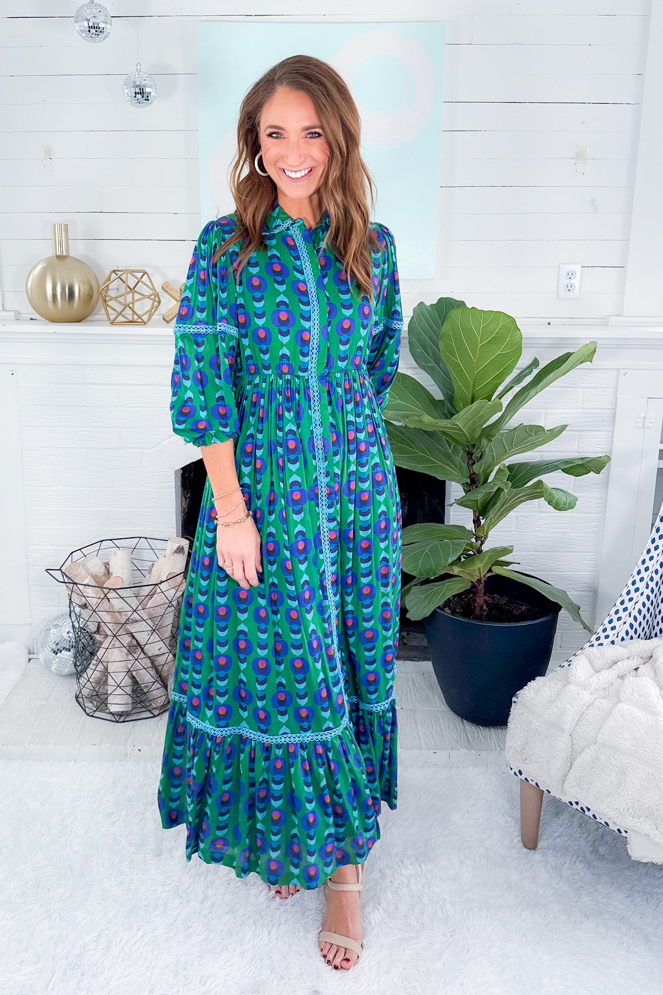 Alexi Emerald Maxi Dress Briton Court