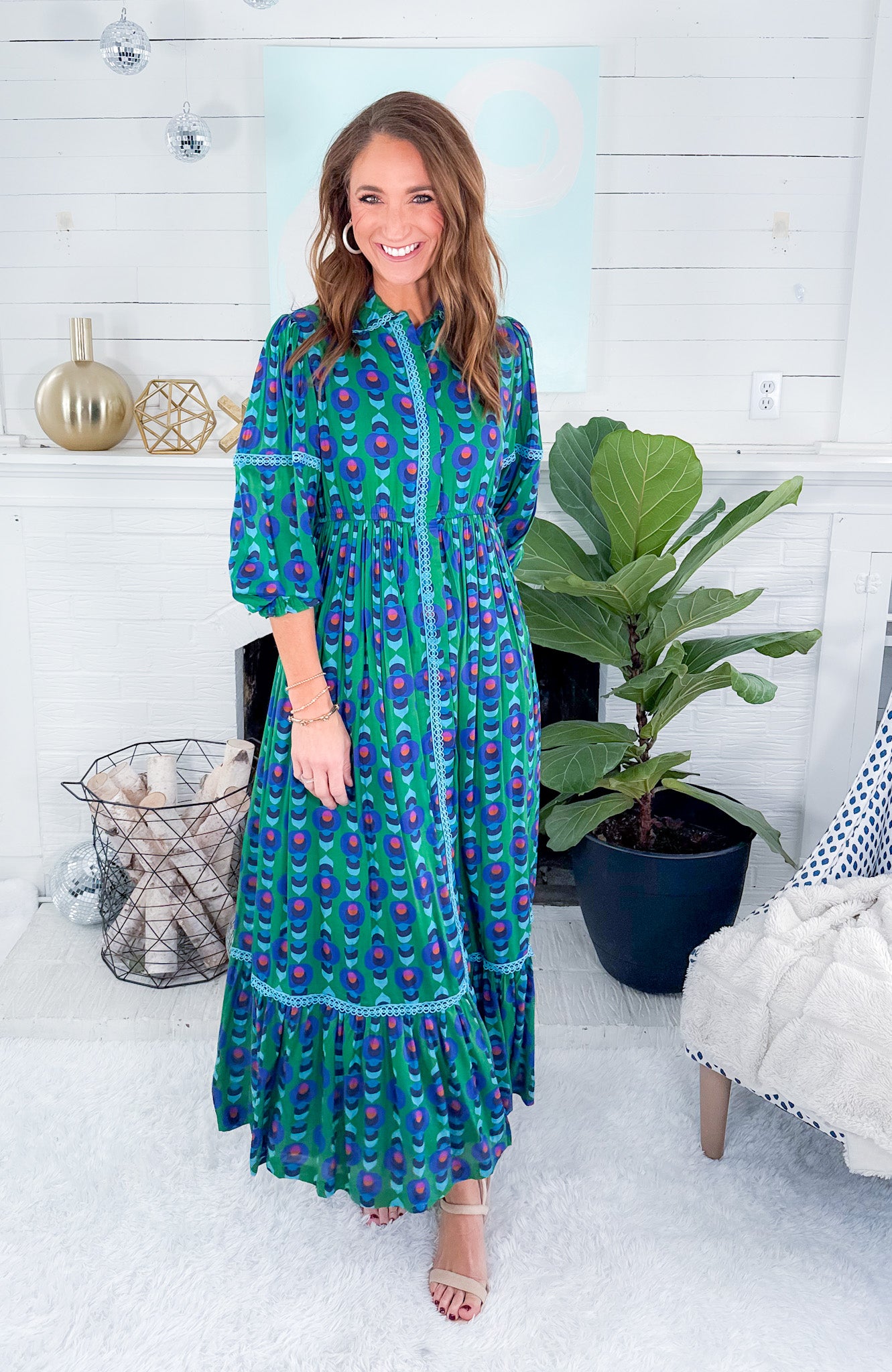 Alexi Emerald Maxi Dress Briton Court