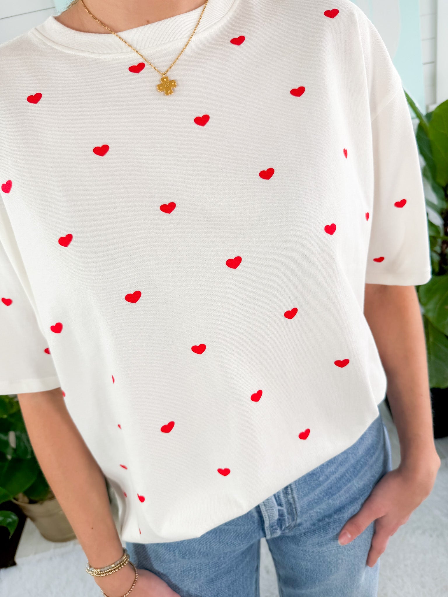 All Hearts Boxy Tee