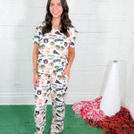 Alli Auburn Pajama Pant + Top Set Mary Square