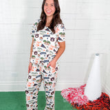 Alli Auburn Pajama Pant + Top Set Mary Square