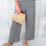 Allie Black + White Gingham Pants Velvet Heart 