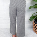 Allie Black + White Gingham Pants Velvet Heart 