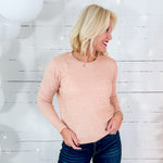 Allison Pink Sparkle Sweater Molly Bracken