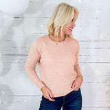 Allison Pink Sparkle Sweater Molly Bracken