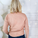 Allison Pink Sparkle Sweater Molly Bracken