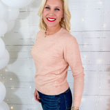 Allison Pink Sparkle Sweater Molly Bracken