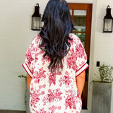 Anastasia Burgundy Top Entro