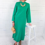 Anna Kelly Green Sweater Dress Entro 