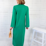 Anna Kelly Green Sweater Dress Entro 