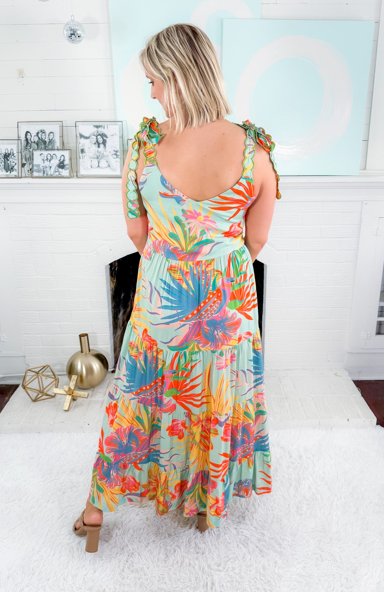 Annie Taffy Butter Maxi Dress Briton Court