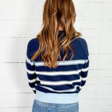 Appleton Navy Striped Sweater PINCH
