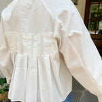 Aragon Creme Cotton Poplin Shirt FRNCH