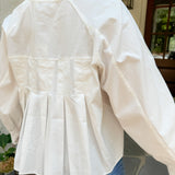 Aragon Creme Cotton Poplin Shirt FRNCH
