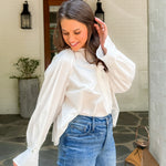 Aragon Creme Cotton Poplin Shirt FRNCH