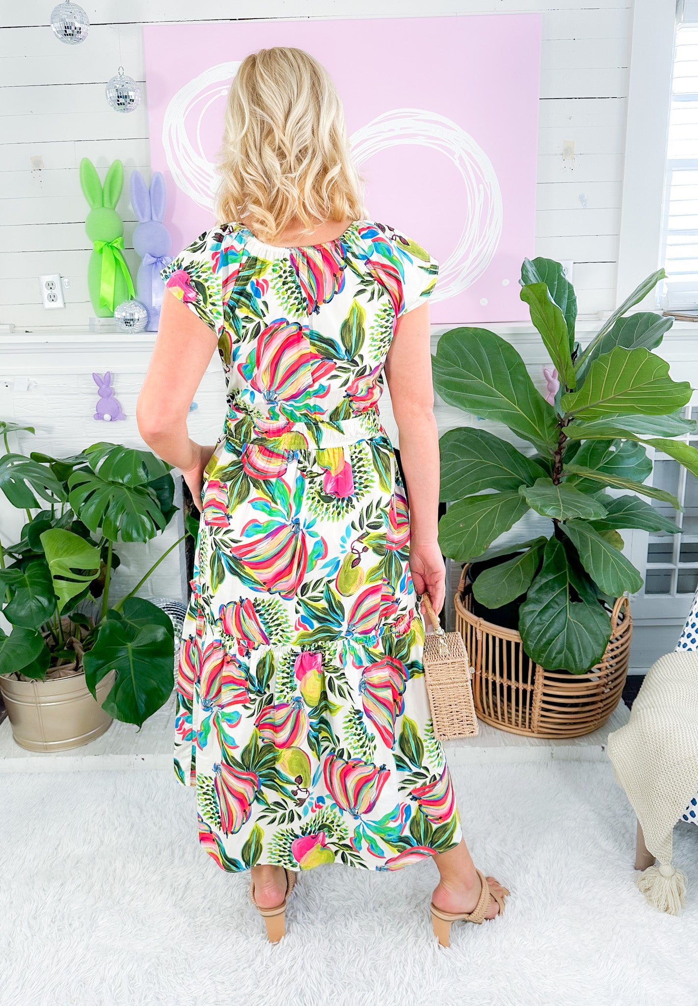 Aria Banana Pops Maxi Dress Maude Vivante