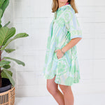 Arielle Sea Shell Shirt Dress
